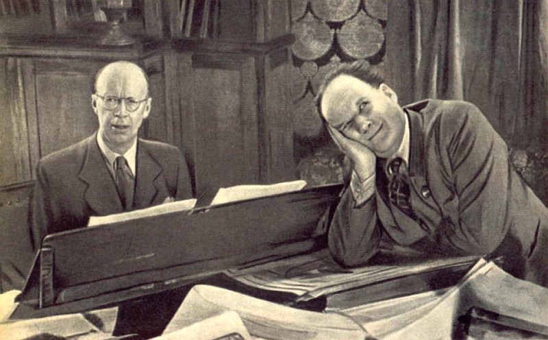 Prokofiev i Eisenstein w studiu